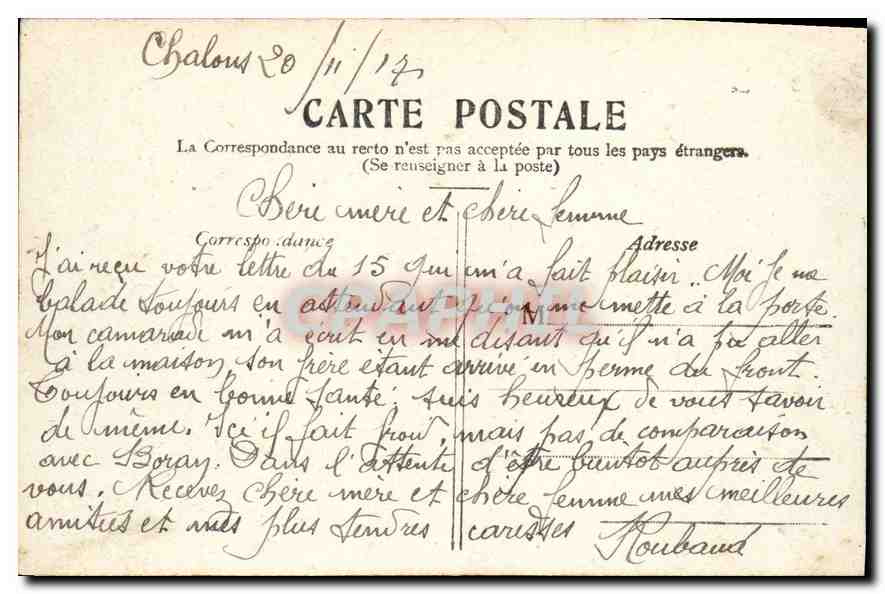 CPA Paris Le Grand Palais  — Verso
