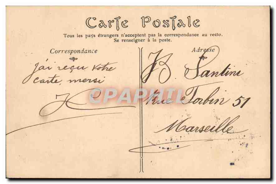 CPA Paris La Tour Saint Jacques  — Verso