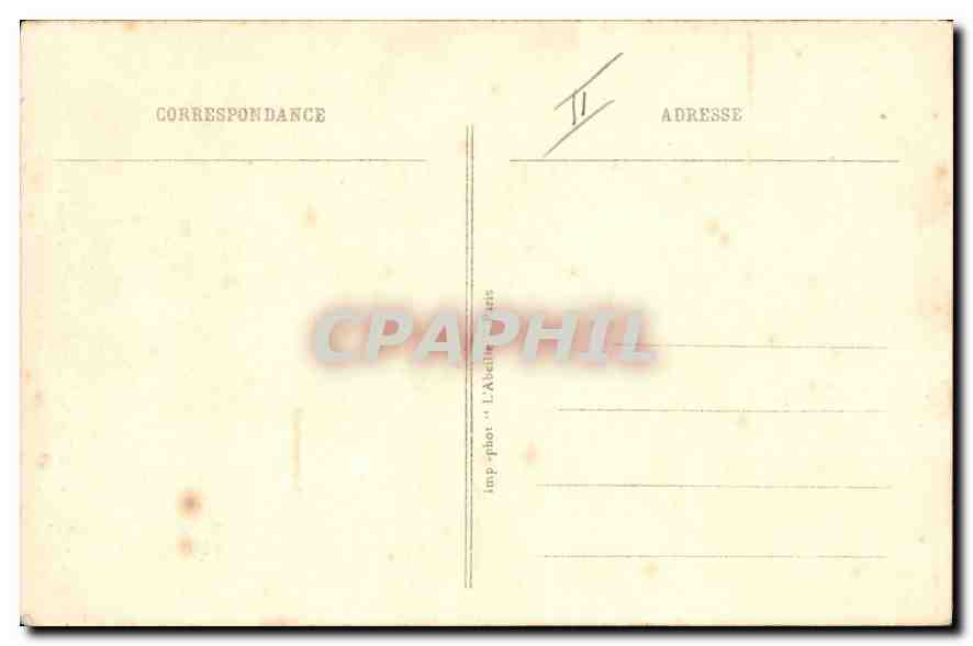 CPA Paris La Tombe du Soldat Inconnu Sous l'Arc de Triomphe  — Rückseite
