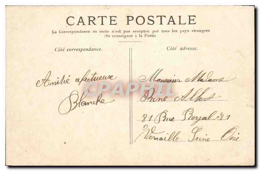 CPA Paris La Jardin du Luxembourg  — Rückseite