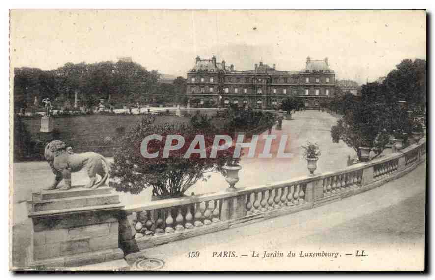 CPA Paris Le Jardin du Luxembourg 