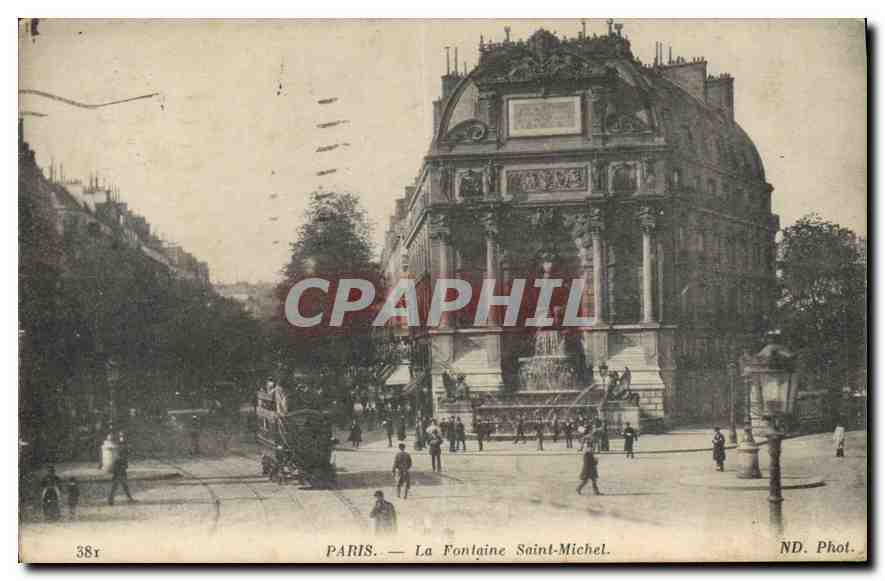 CPA Paris La Fontaine Saint Michel 