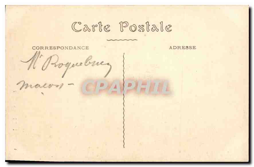 CPA Paris les Invalides  — Verso