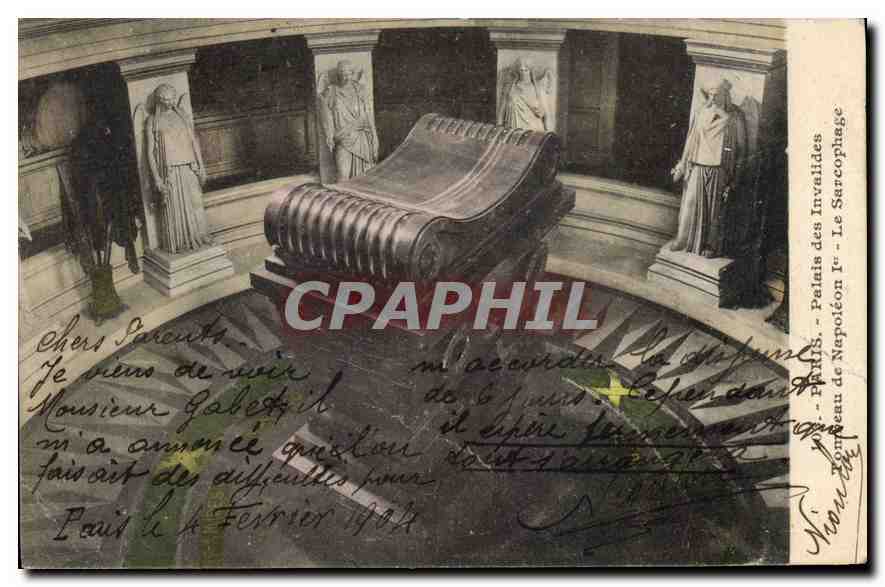 CPA Paris Palais des Invalides Tombeau de Napoleon I Le Sarcophage 