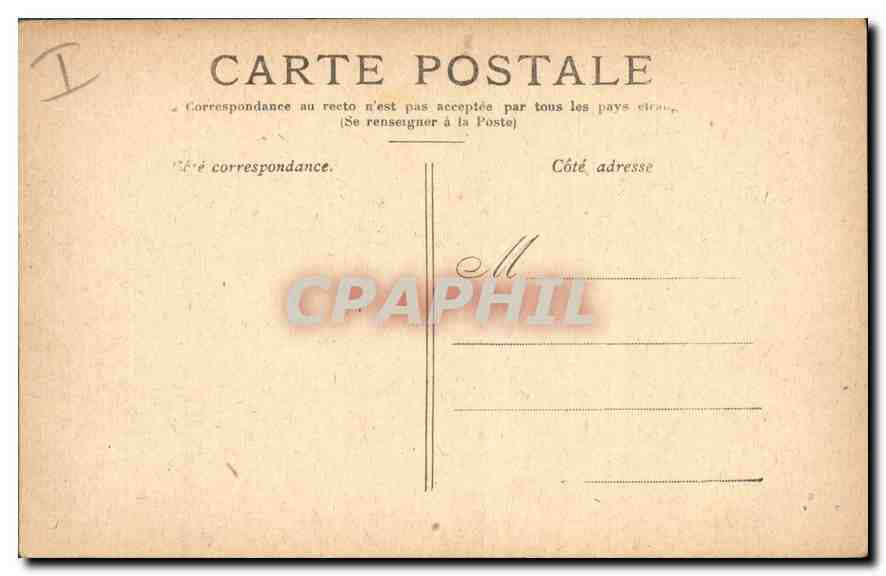 CPA Paris Le Petit Palais  — Verso