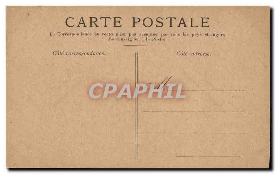 CPA Paris la Conciergerie  — Rückseite