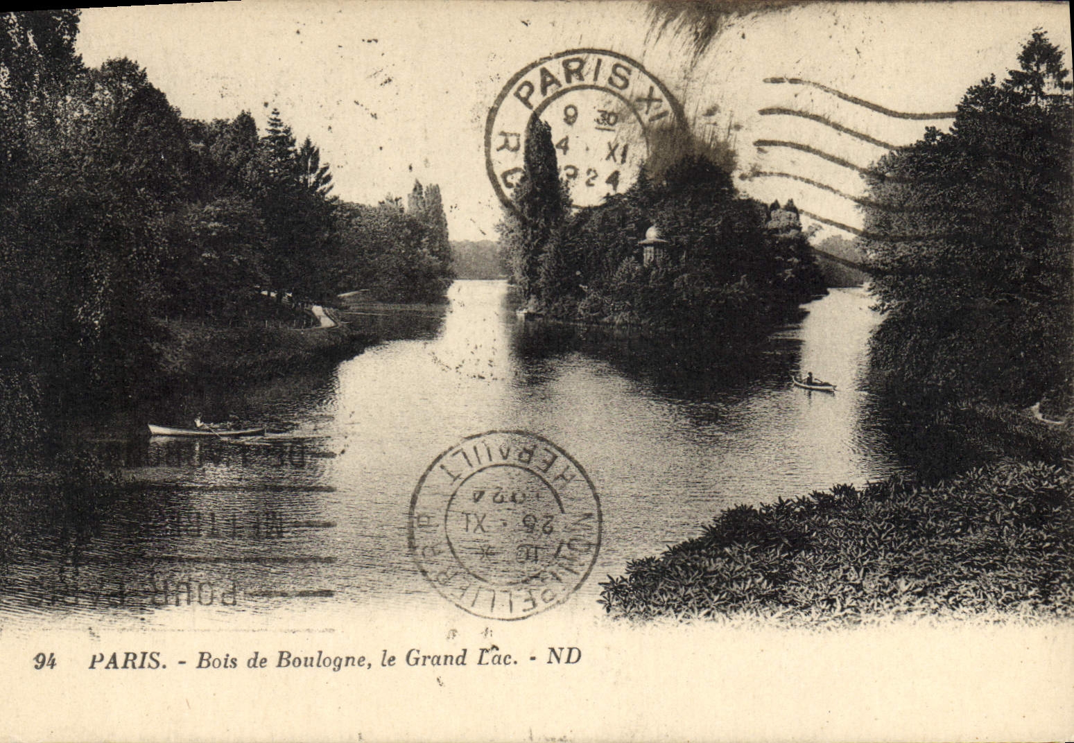 Paris - Bois de Boulogne, le Grand Lac — ND, n°94