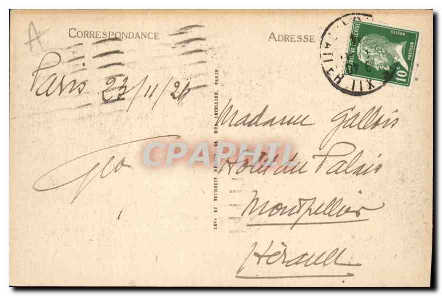 Paris - Bois de Boulogne, le Grand Lac — ND, n°94 — Rückseite