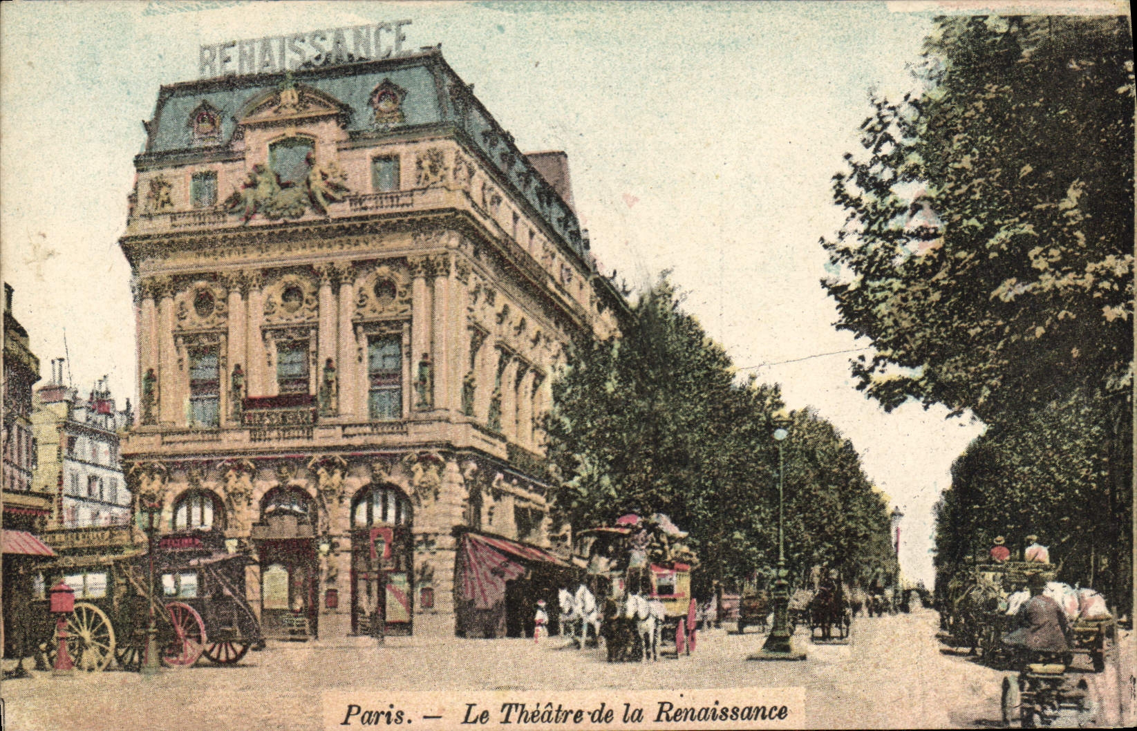 CPA Paris Le Theatre de la Renaissance 