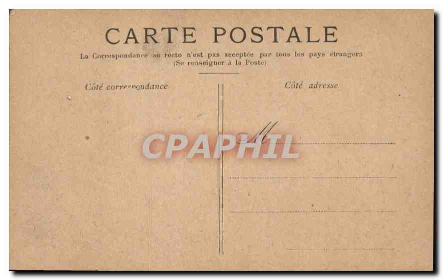 CPA Paris Le Palais du Luxembourg  — Rückseite