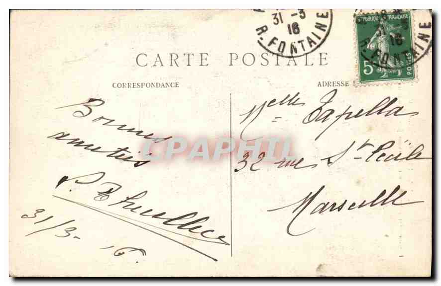 CPA Paris La Colonne Vendome Fondue avec le bronze de 1200 canons pris a l'ennemi par Napoleon I  — Verso