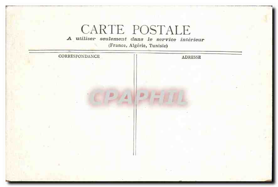 CPA Paris Sainte Chapelle au Palais de Justice  — Verso