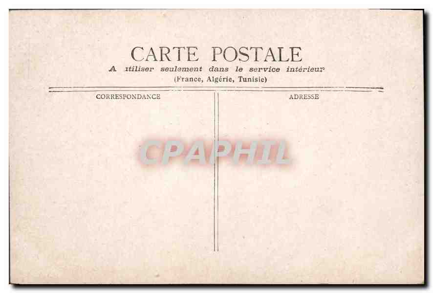 CPA Paris le Senat et le Jardin du Luxembourg  — Rückseite