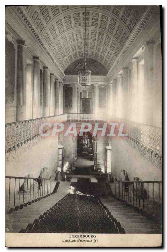 CPA Luxembourg L'Escalier d'Honneur 