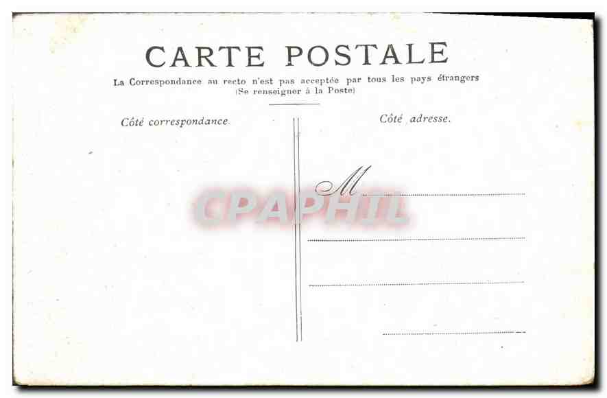 CPA Paris Le Grand Palais Champs Elysees  — Rückseite