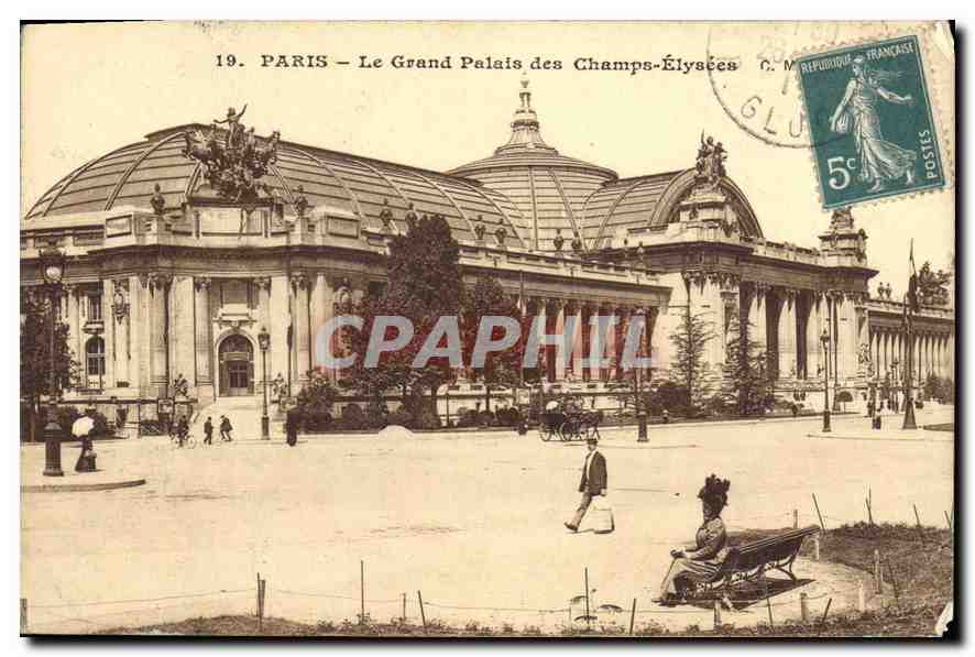 CPA Paris Le Grand Palais des Champs Elysees 