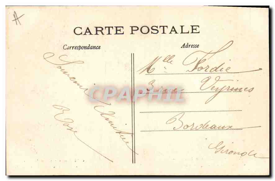 CPA Paris Hotel des Invalides Tombeau de Napoleon  — Rückseite