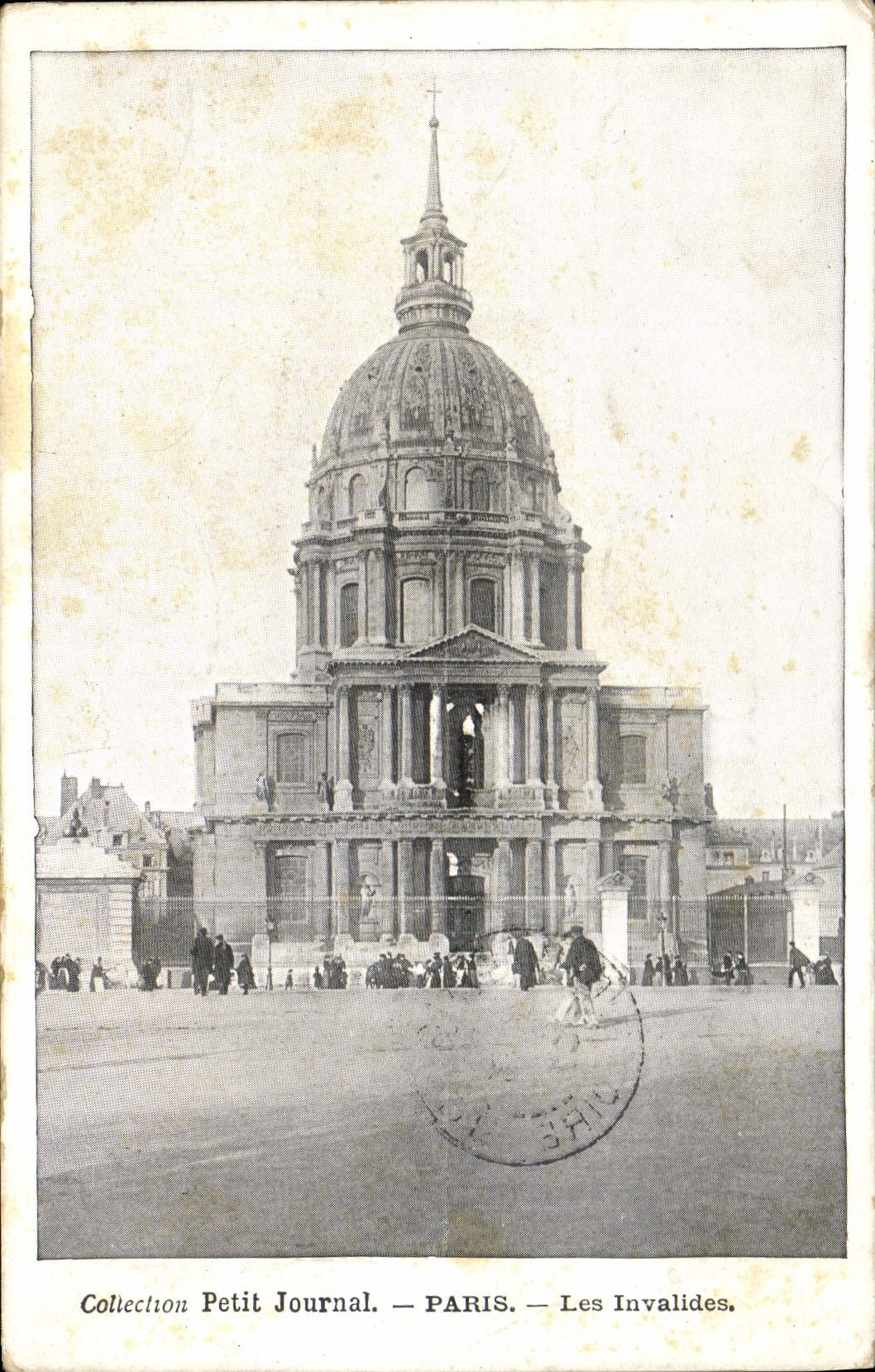 CPA Collection Petit Journal Paris Les Invalides 