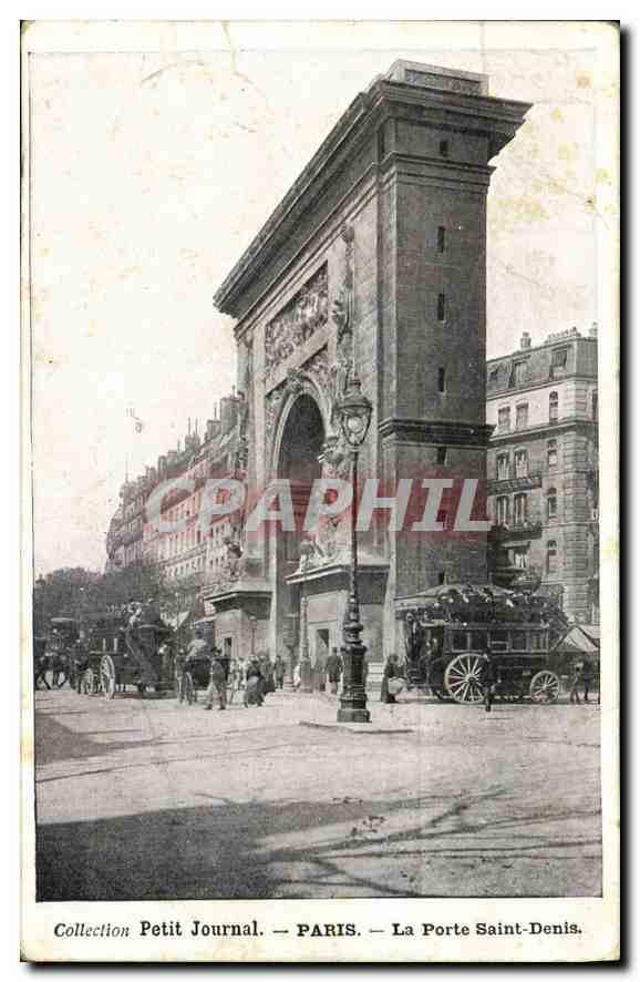CPA collection Petit Journal Paris La Porte Saint Denis 