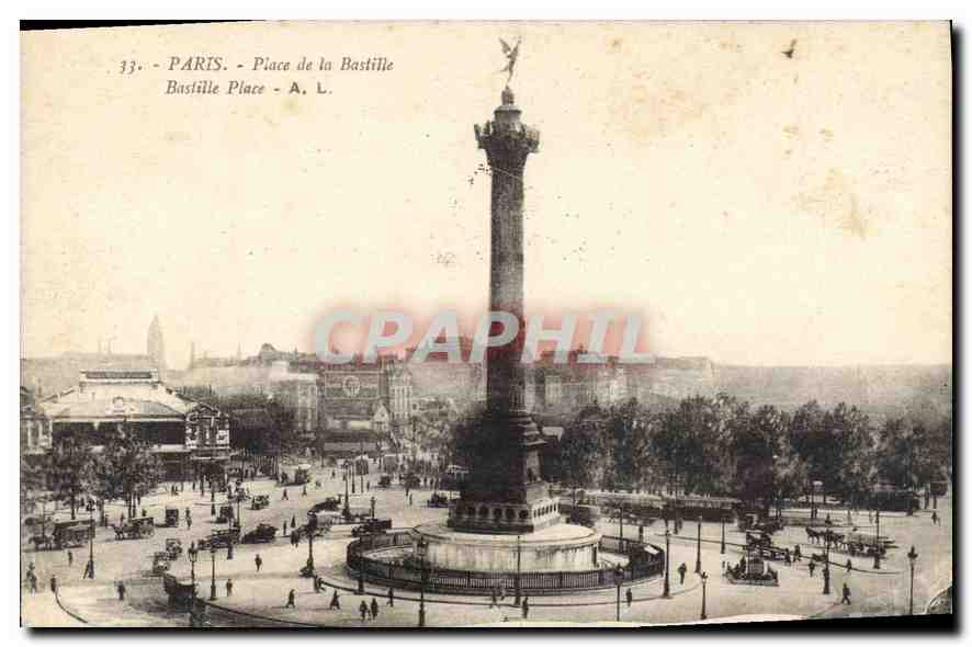 CPA Paris Place de la Bastille 