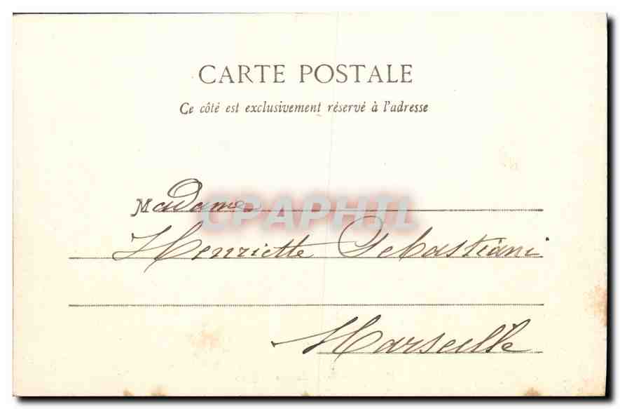 CPA Paris Bois de Boulogne  — Verso