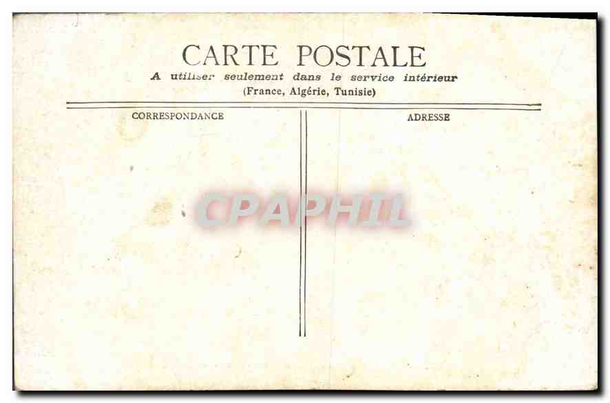 CPA Paris Rue du Louvre & hotel des Postes  — Rückseite