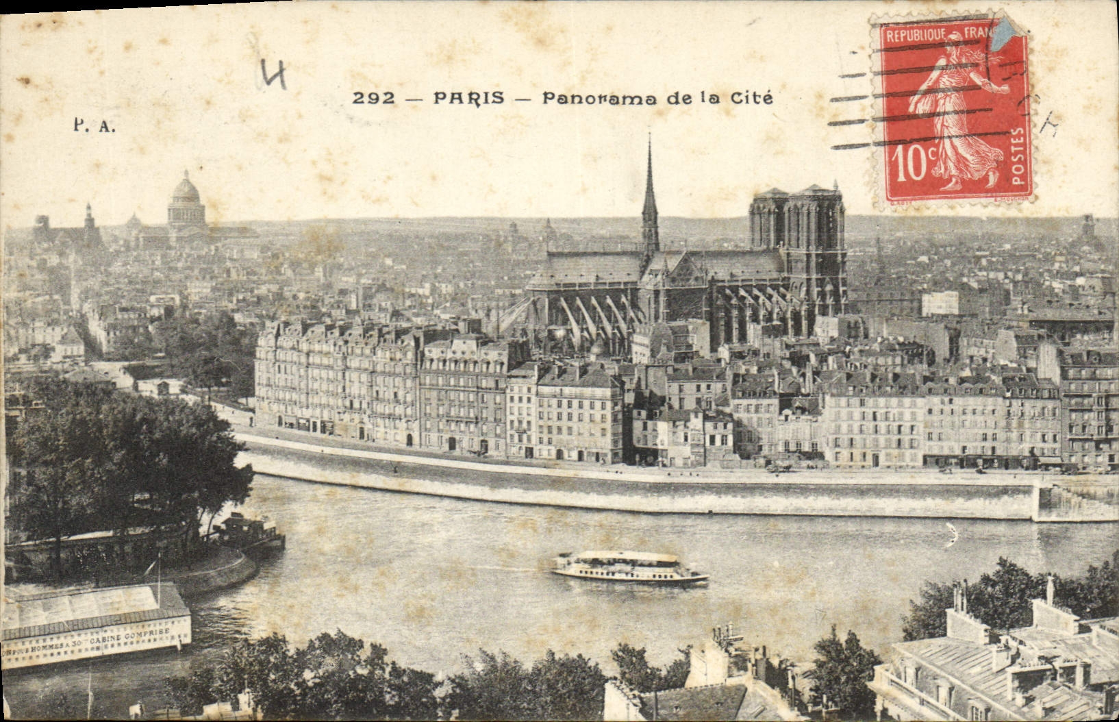 CPA Paris Panorama de la Cite 