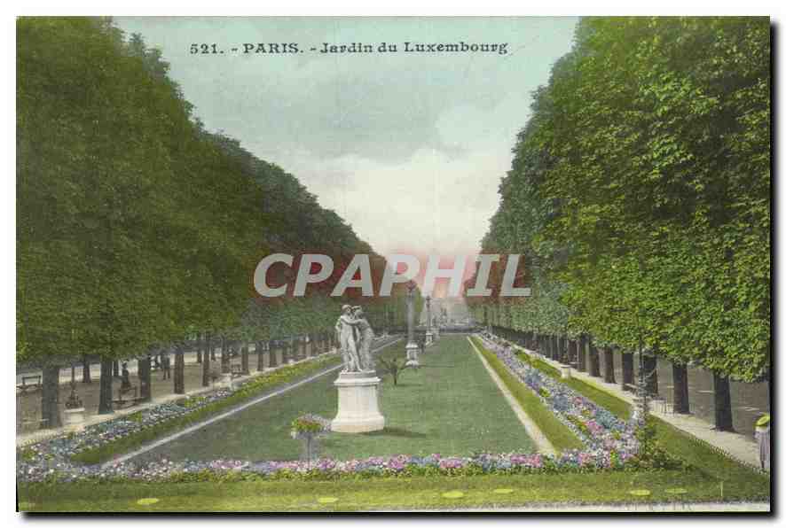 CPA Paris Jardin du Luxembourg 