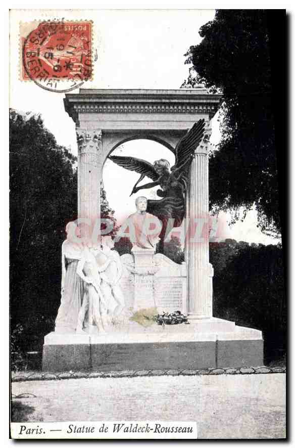 CPA Paris Statue de Waldeck Rousseau 