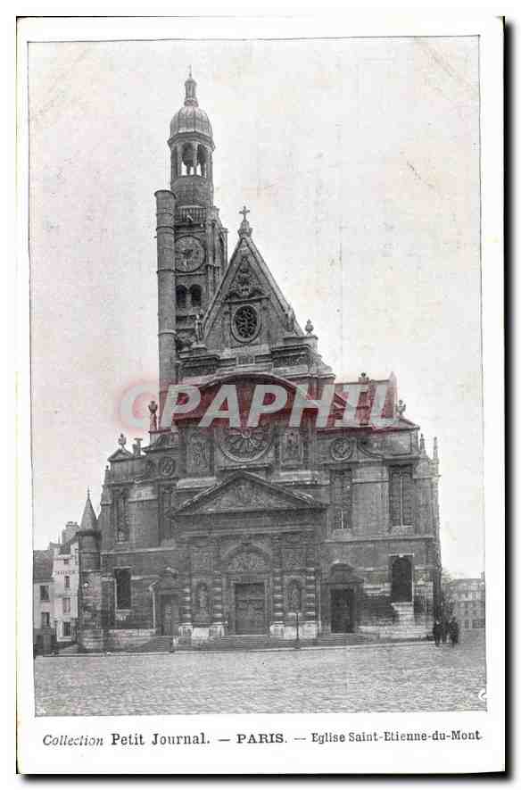 CPA Collection Petit Journal Paris Eglise Saint Etienne du Mont 