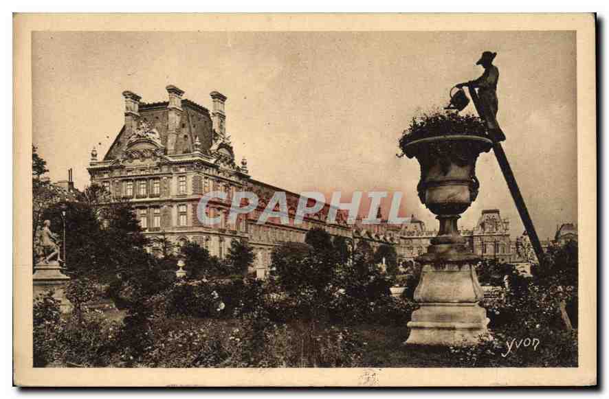 CPA Paris Pittoresque Le Pavillon de Marsan au Jardin des Tuileries 