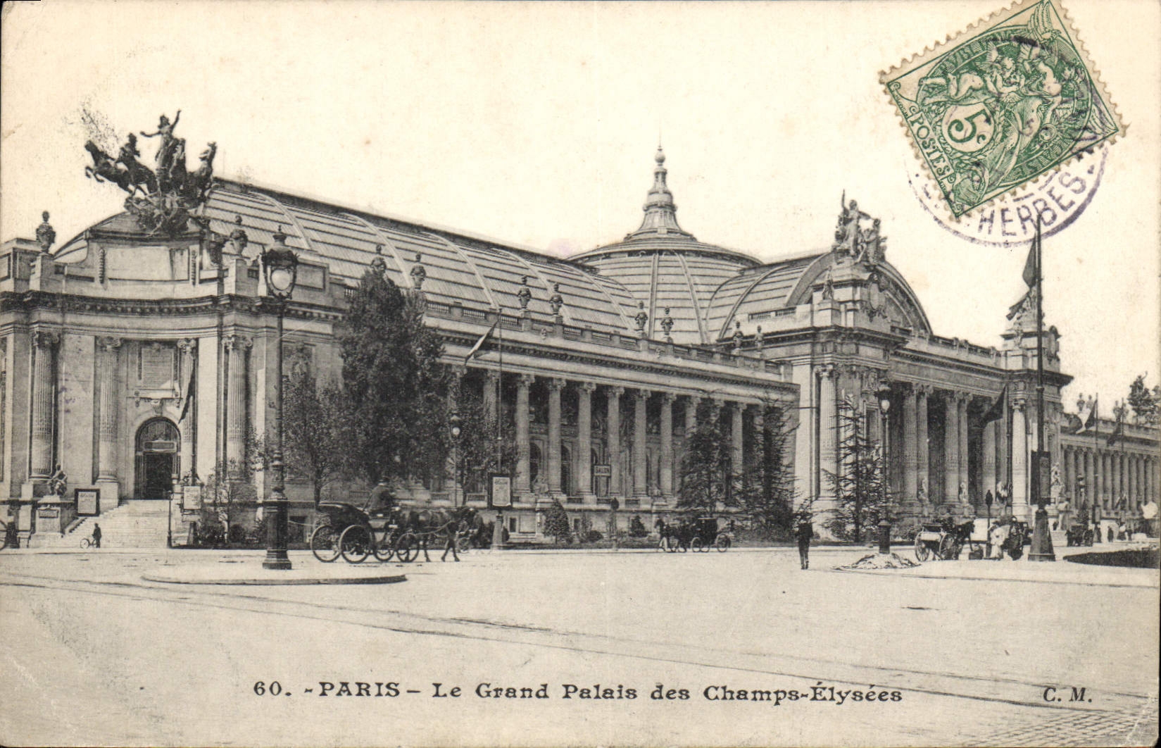 CPA Paris Le Grand Palais des Champs Elysees 