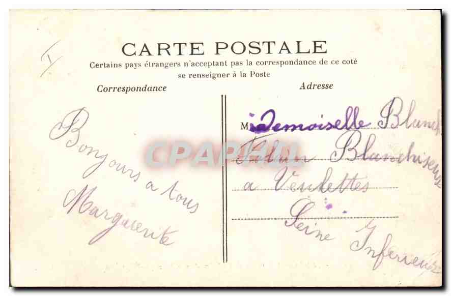 CPA Paris Le Grand Palais des Champs Elysees  — Rückseite