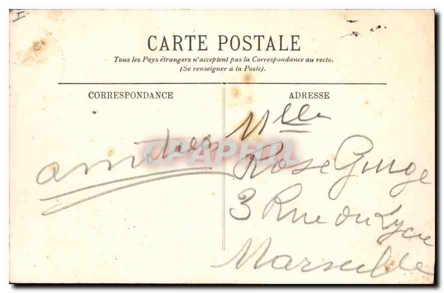 CPA Paris La Colonnade du Louvre  — Rückseite