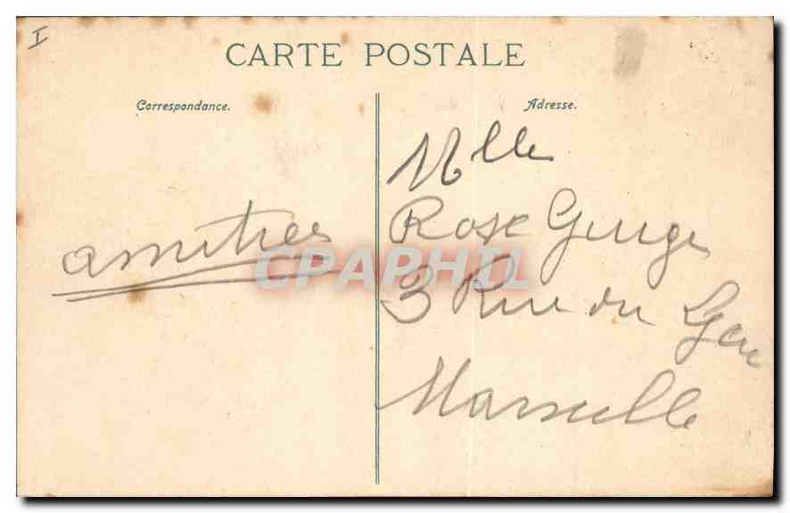 CPA Paris Jardin du Luxembourg et Palais du Senat  — Rückseite