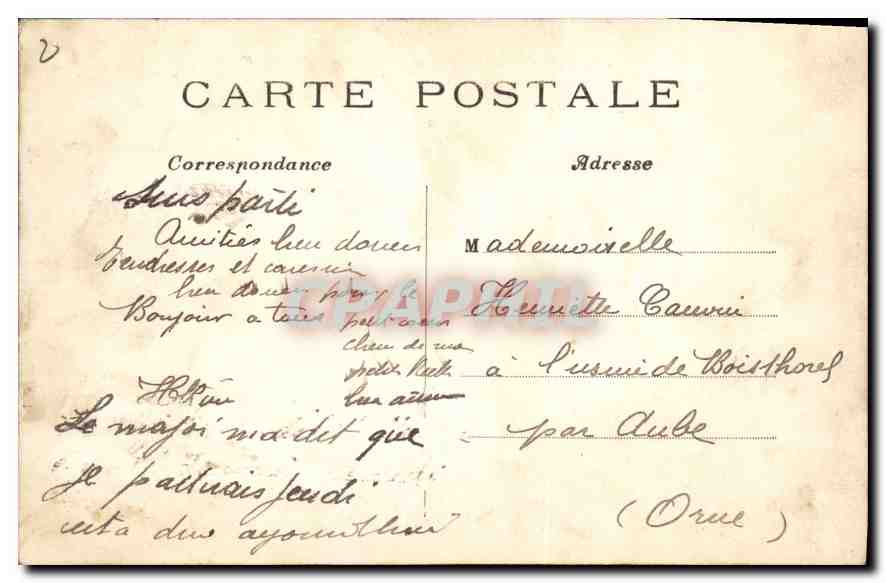 PARIS — Les Invalides — Vue Générale — C. M. n°262 — Verso