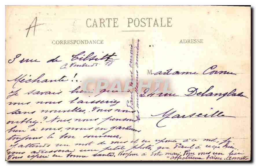 CPA Tout Paris L'Arc de Triomphe Le Tombeau du soldat inconnu  — Rückseite