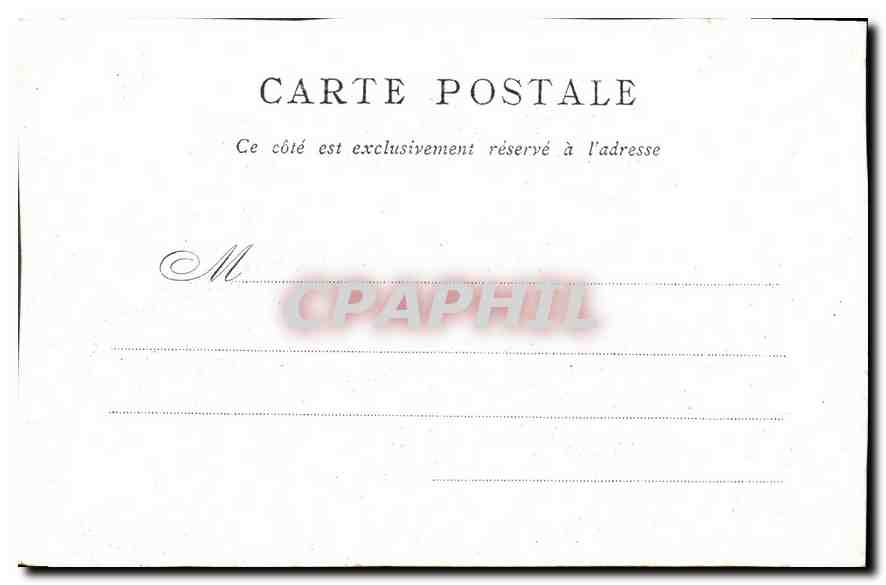 CPA Palais Bourbon Edite par le Bon Marche Paris  — Verso