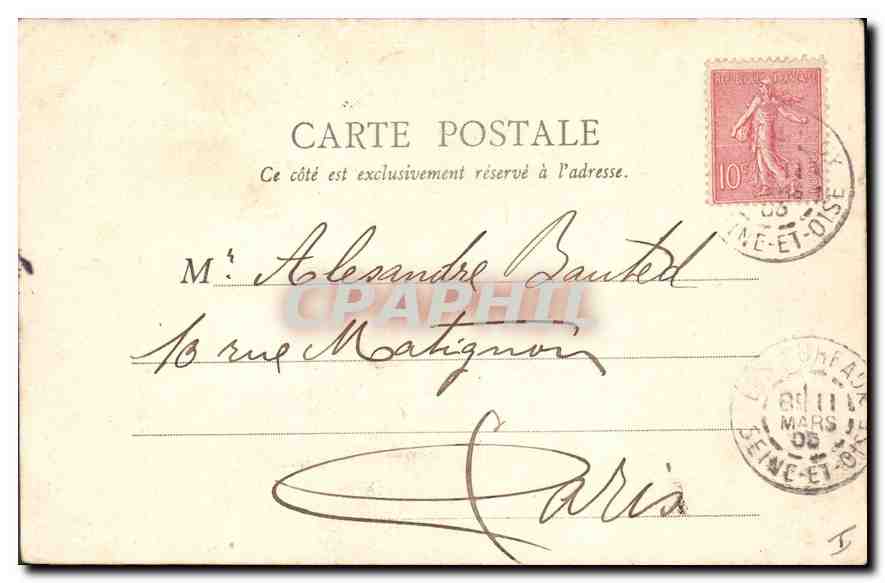 CPA Paris Ambroise Thomas  — Rückseite