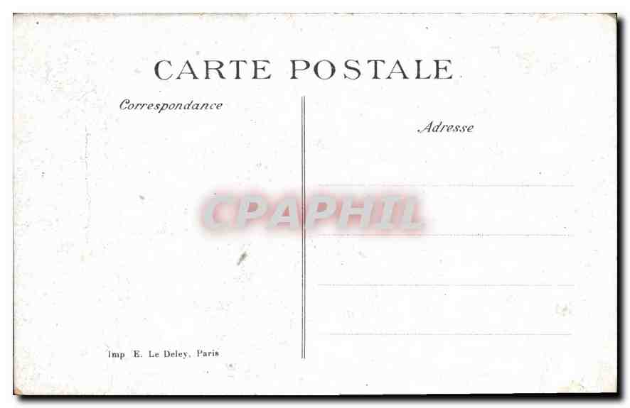 CPA Paris le Pantheon  — Rückseite
