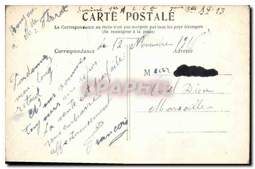 CPA Paris Le Tombeau de Napoleon aux Invalides  — Verso