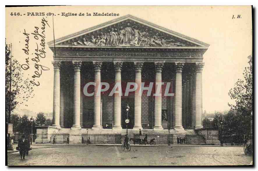 CPA Paris Eglise de la Madeleine 