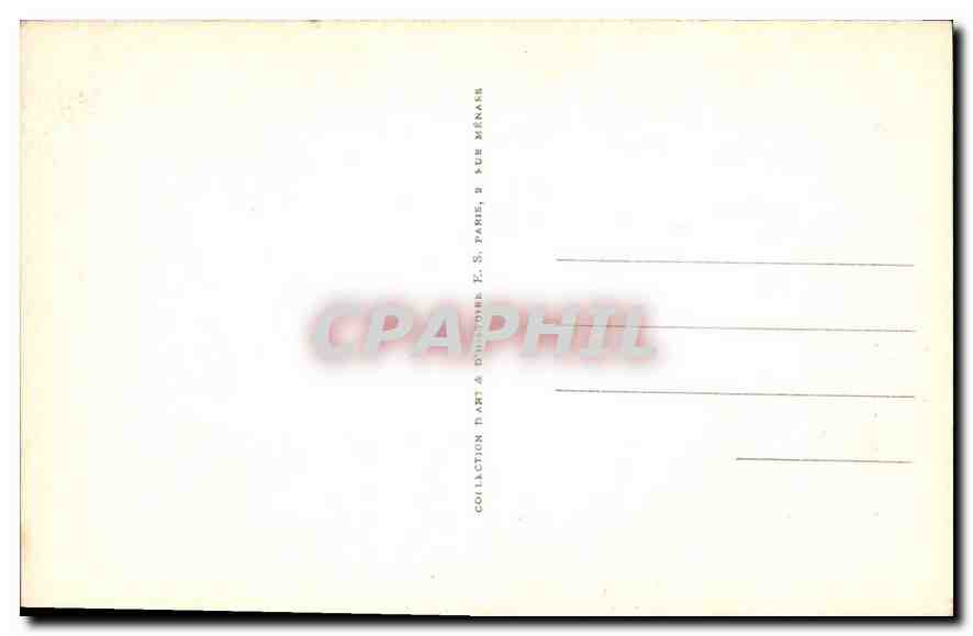 CPA Vieux Paris La rue de Birague anciennement rue des Vosges puis rue Royale  — Verso