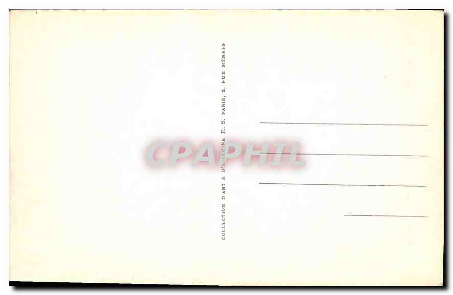 CPA Vieux Paris La rue de Birague anciennement rue des Vosges puis rue Royale  — Verso