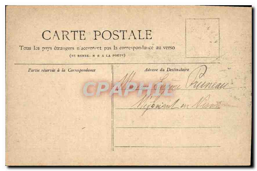 CPA Collection Petit Journal Paris Le Palais de Justice  — Rückseite