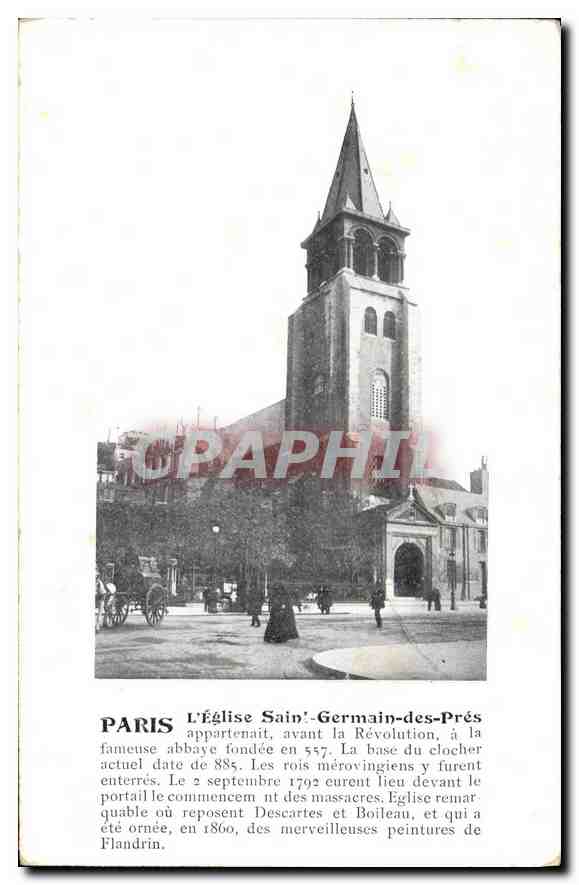 CPA Paris l'Eglise Saint Germain des Pres 