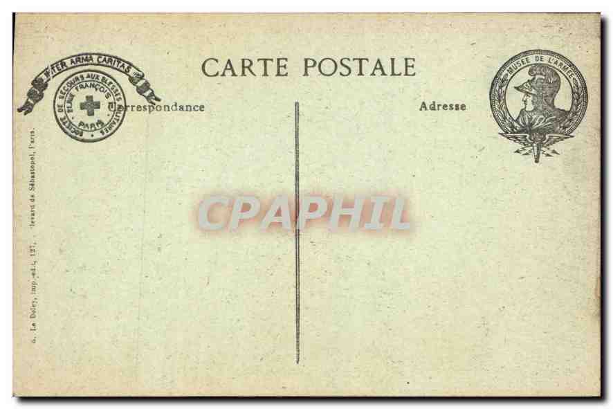 CPA Paris Hotel des Invalides Tombeau de Napoleon I  — Rückseite