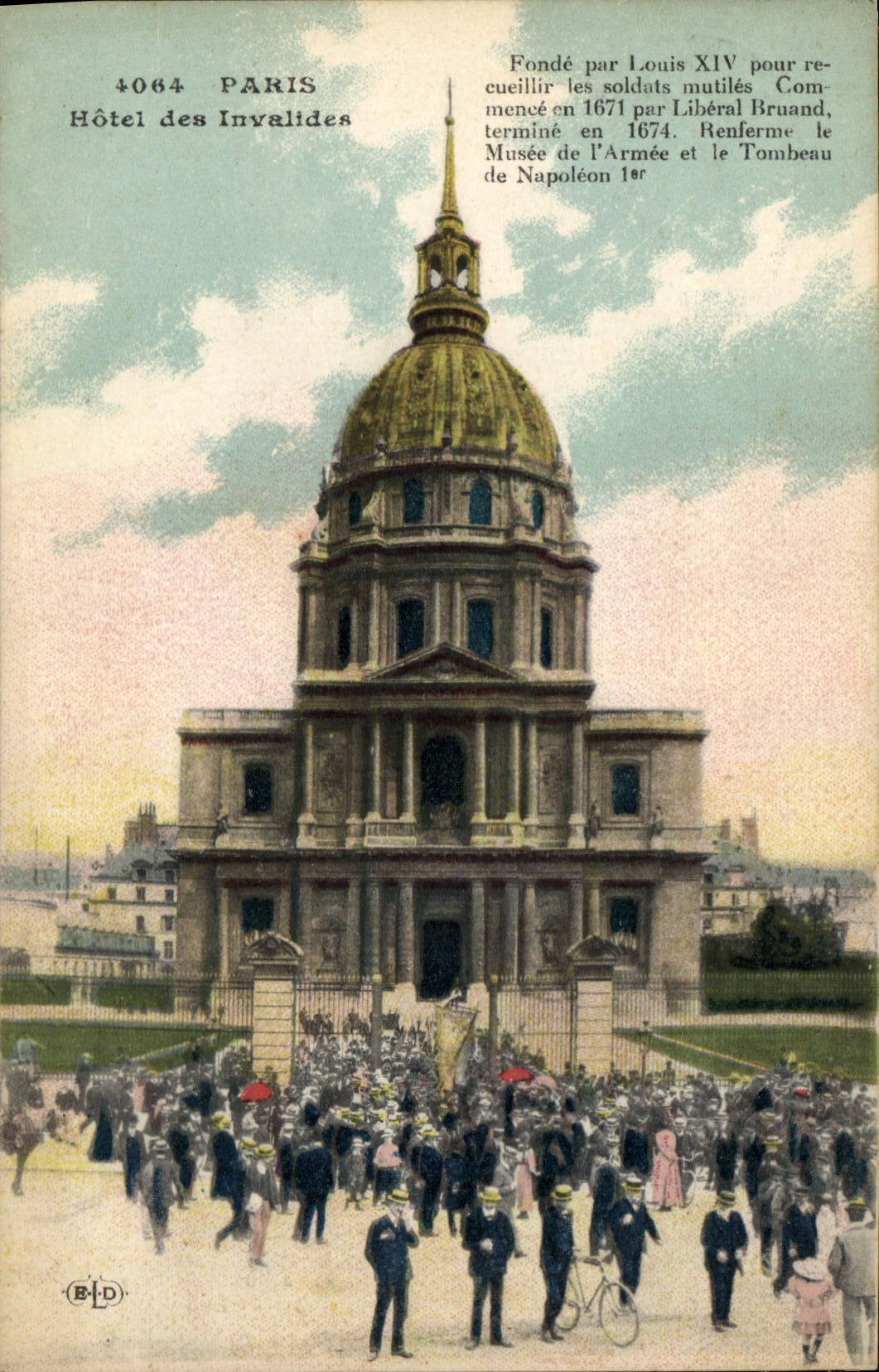 CPA Paris Hotel des Inavlides 