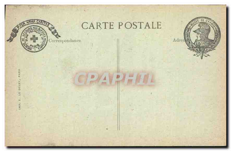 CPA Paris Hotel des Inavlides  — Verso