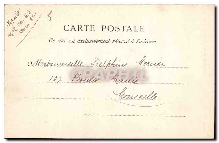 Ministère de la Guerre. Façade — Paris — E. L. D., Paris, n° 259 — Rückseite